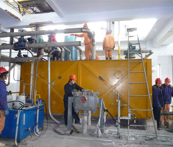 清達(dá)環(huán)保承接萊鋼熱電公司蒸汽管線和潤滑油系統(tǒng)清洗